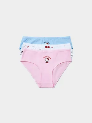 Набор из 3 трусов-слипов Hello Kitty для девочек, разноцветный, арт. 50479
