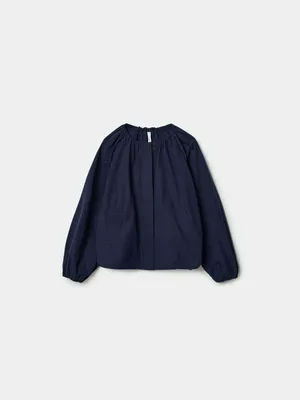 Куртка Sela укороченная из хлопка, синий, арт. 50481