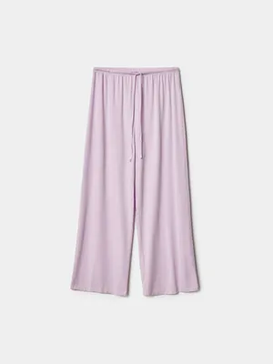 Брюки SELA Young из тенселя с низкой посадкой, фиолетовый, арт. 50482