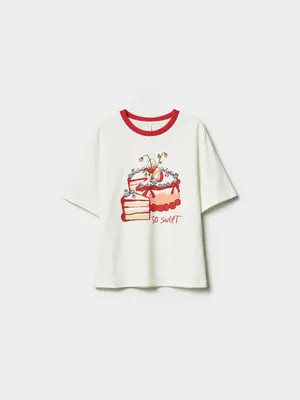 Футболка для девочек Sela, белый, арт. 50517