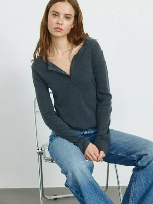 Вязаный лонгслив с шерстью, арт. 5052