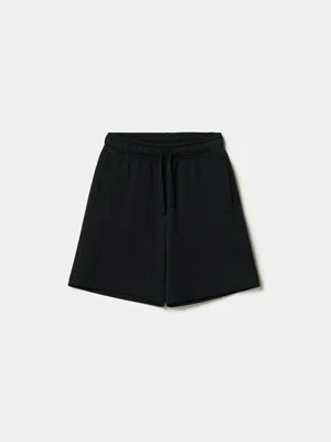 Трикотажные шорты SELA для мальчиков, черный, арт. 50555