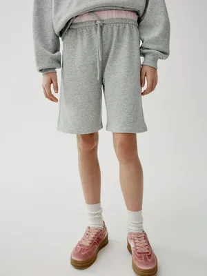 Шорты для девочек SELA, серый, арт. 50562
