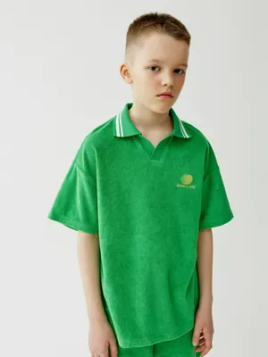 Поло SELA для мальчиков, зеленый, арт. 50572