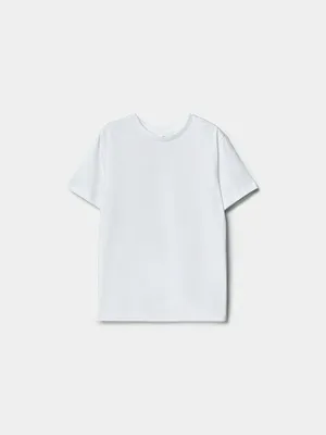 Футболка Sela детская базовая, белый, арт. 50581