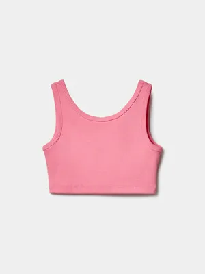 Топ Sela в рубчик для девочек, розовый, арт. 50603