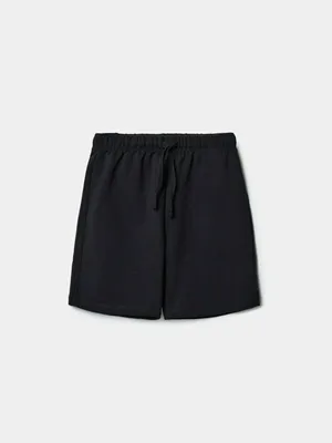 Шорты трикотажные детские SELA, черный, арт. 50613