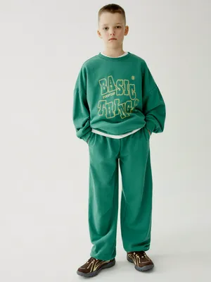 Трикотажные брюки SELA, зеленый, арт. 50664