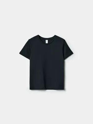 Футболка SELA детская базовая, синий, арт. 50675