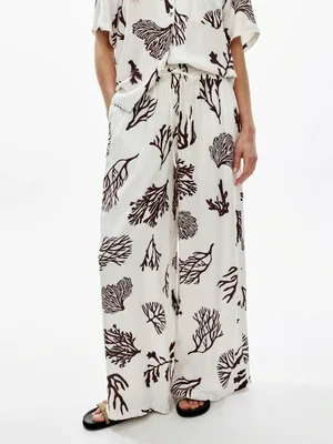 Широкие пляжные брюки SELA с принтом, разноцветный, арт. 50687