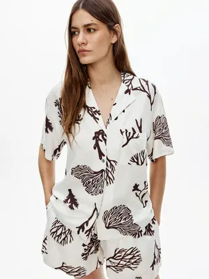 Пляжная рубашка SELA с принтом, разноцветный, арт. 50688