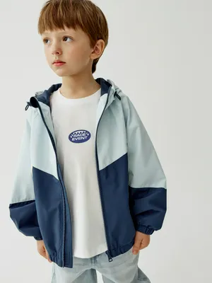 Ветровка SELA с капюшоном для мальчиков, разноцветный, арт. 50698