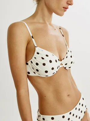 Купальный лиф SELA с драпировкой, разноцветный, арт. 50700