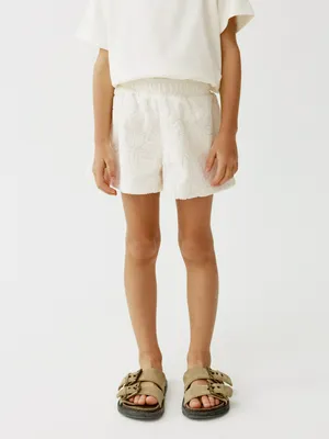 Шорты Sela для девочек, белый, арт. 50703