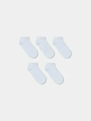 Набор коротких носков SELA, белый, арт. 50723