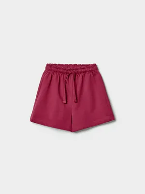 Трикотажные шорты SELA для девочек, розовый, арт. 50765