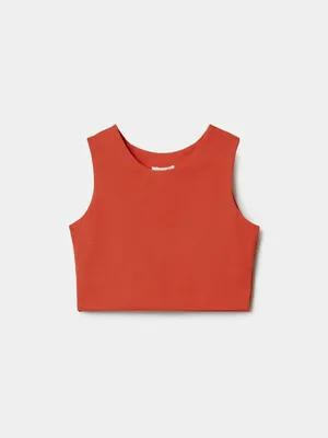 Майка для девочек Sela, оранжевый, арт. 50781