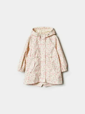 Плащ SELA демисезонный для девочек, разноцветный, арт. 50789