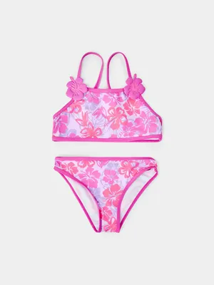 Раздельный купальник для девочек Sela, разноцветный, арт. 50810