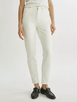 Джинсы SELA МОМ, белый, арт. 50813