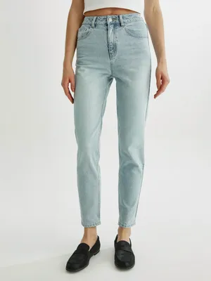 Джинсы SELA МОМ на высокий рост, голубой, арт. 50814