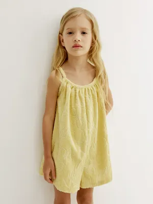 Комбинезон SELA для девочек, желтый, арт. 50903