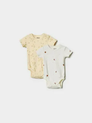 Набор боди Sela с коротким рукавом для малышей, разноцветный, арт. 50920