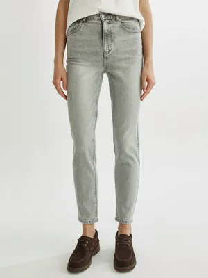 Джинсы SELA 404 МОМ, серый, арт. 50923