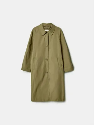Демисезонный тренч Sela, хаки, арт. 50925