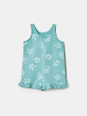 Комбинезон Sela для девочек, голубой, арт. 51313