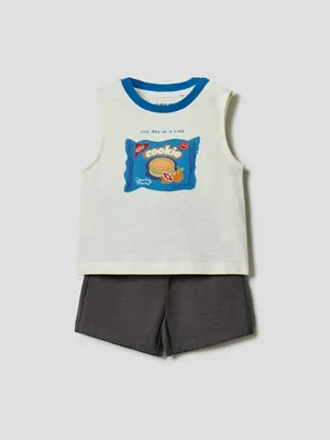 Комплект из майки и шорт SELA, разноцветный, арт. 51324