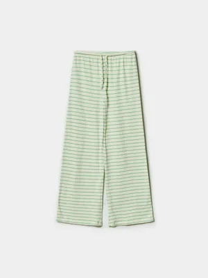 Брюки SELA для девочек в рубчик, разноцветный, арт. 51427