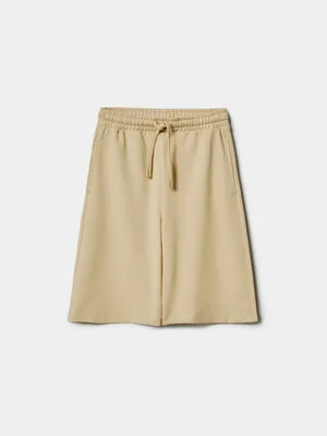 Удлиненные шорты SELA для мальчиков, бежевый, арт. 51432