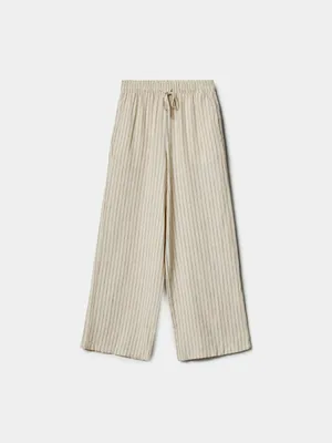 Брюки SELA для девочек, бежевый, арт. 51447