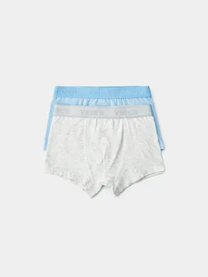 Набор трусов-боксеров Sela для мальчиков, 2 шт., разноцветный, арт. 51452