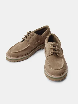 Полуботинки SELA Замшевые, коричневый, арт. 51457