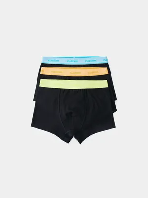 Набор трусов-боксеров SELA для мальчиков, черный, арт. 51467