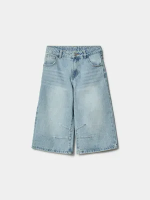 Удлиненные джинсовые шорты Sela, голубой, арт. 51482