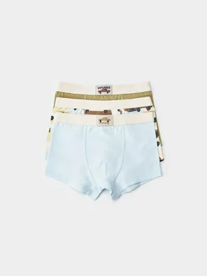 Набор из 3 трусов-боксеров SELA, разноцветный, арт. 51490