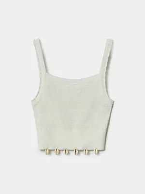 Блузка SELA для девочек, белый, арт. 51499