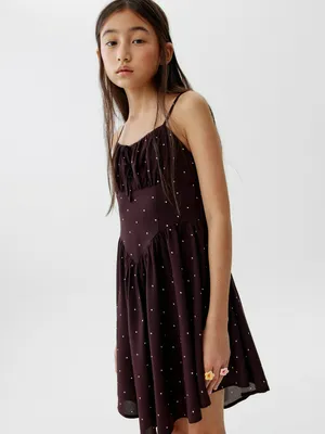 Платье SELA для девочек, бордовый, арт. 51516