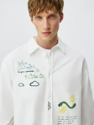 Рубашка ART PEOPLE «Простые вещи», белый, арт. 5152