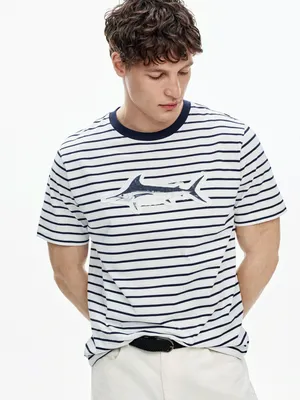 Футболка оверсайз с принтом SELA, разноцветный, арт. 51521