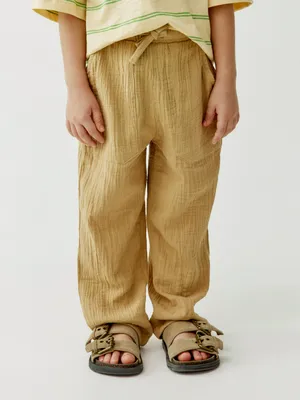 Брюки SELA для мальчиков, бежевый, арт. 51522