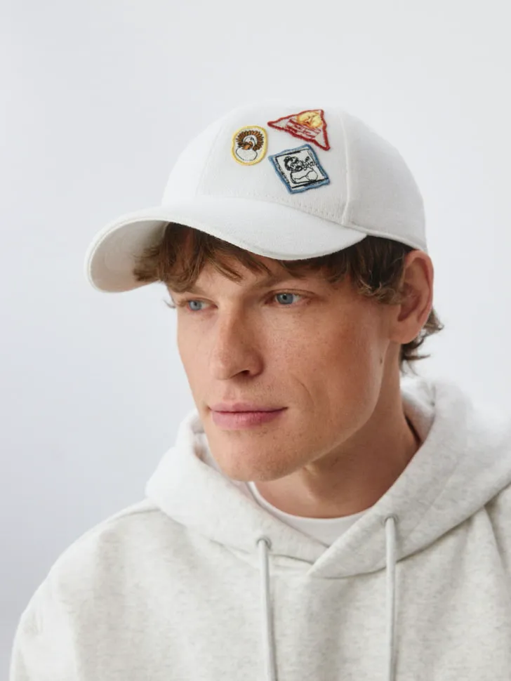 Бейсболка ART PEOPLE Простые вещи, белый, арт. 5154