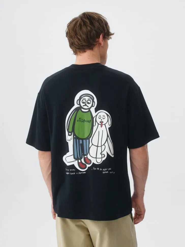 Футболка ART PEOPLE Простые вещи, черный, арт. 5156