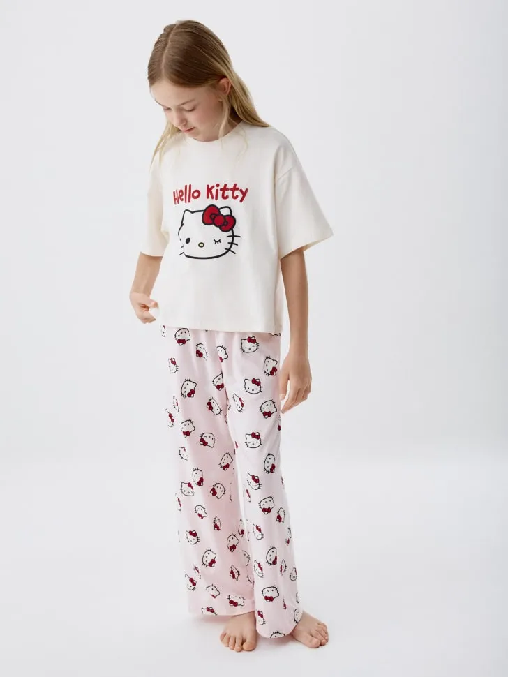 Пижама Hello Kitty для девочек, розовый, арт. 5160