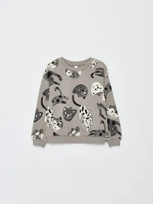 Свитшот с принтом для девочек, арт. 5183