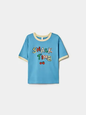 Футболка SELA для мальчиков, голубой, арт. 51830