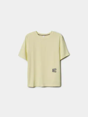 Футболка SELA с принтом, желтый, арт. 52013